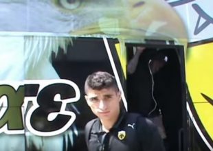 Η άφιξη της ΑΕΚ στο Αγρίνιο (vid)