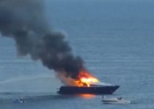 Σώθηκε από φλεγόμενο σκάφος ο πρόεδρος της Νάπολι