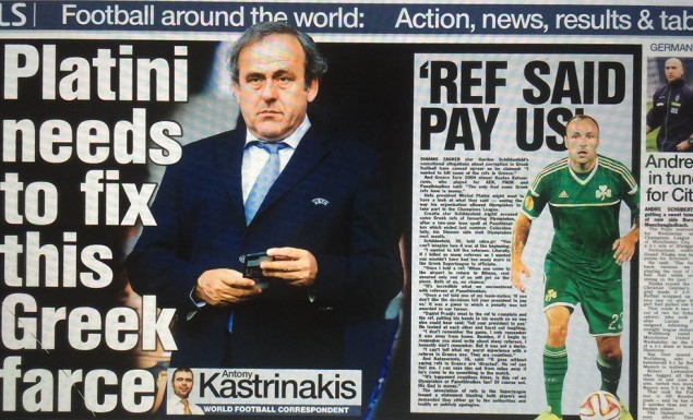 «Ο Ολυμπιακός μπορεί να κοστίσει στον Πλατινί τις εκλογές της FIFA»