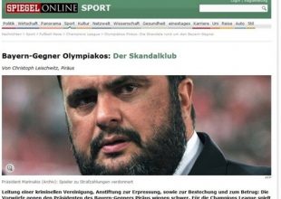 Επίθεση του Spiegel: «Ολυμπιακός, το κλαμπ των σκανδάλων»