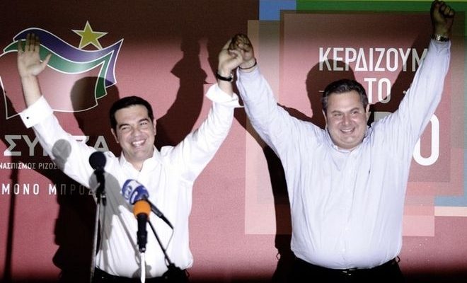 Συνάντηση Τσίπρα – Καμμένου το μεσημέρι, με αντικείμενο τη σύνθεση της νέας κυβέρνησης