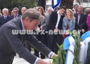 Η κατάθεση στεφανιού από την ΑΕΚ (pic + vid)