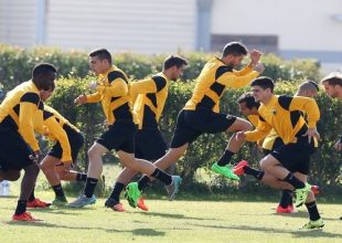 Η προπόνηση της ΑΕΚ στην Ξάνθη (pics)