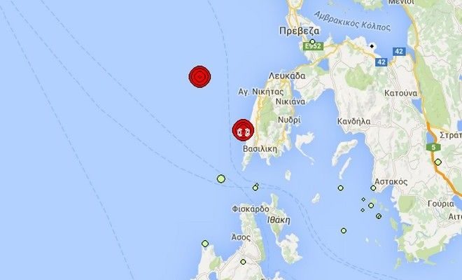 Ισχυρός σεισμός 6 ρίχτερ στη Λευκάδα