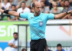 Ο Δελφάκης στο ματς της Κομοτηνής