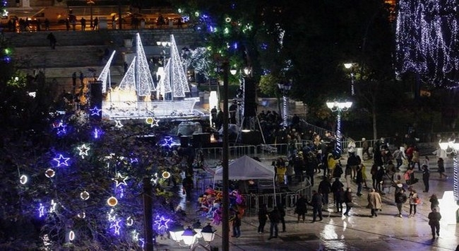 Αρχίζουν οι εκδηλώσεις στην Αθήνα για τα Χριστούγεννα