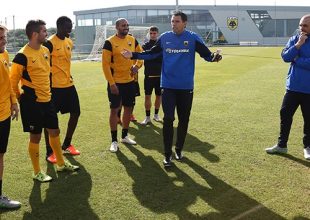 Με βροχή και κρύο η προπόνηση