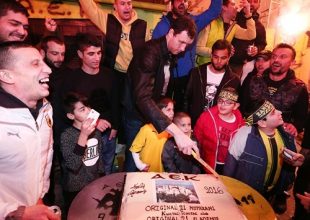 Έκοψαν πίτα Λουκάς, Μάνταλος και Γκάλο