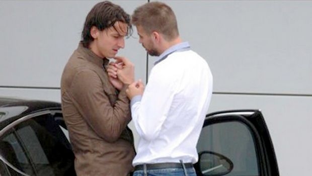 Η αλήθεια για την “παρεξηγημένη” φωτογραφία του Πικέ με τον Ιμπραχίμοβιτς Η αλήθεια για την “παρεξηγημένη” φωτογραφία του Πικέ με τον Ιμπραχίμοβιτς