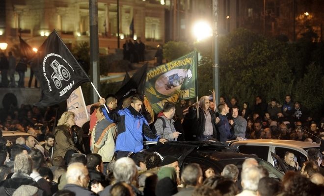 Οι αγρότες στην Αθήνα. Δεύτερη μέρα κινητοποιήσεων