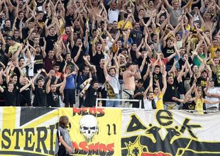 Χωρίς οπαδούς η ΑΕΚ στην Τρίπολη