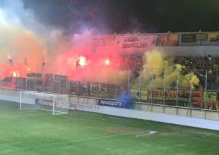 Με κόσμο στην Τρίπολη η ΑΕΚ