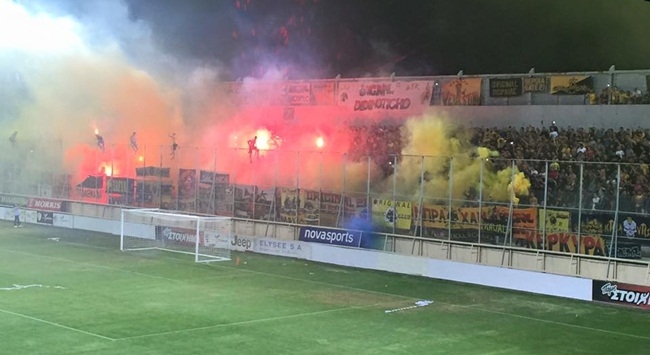 Με κόσμο στην Τρίπολη η ΑΕΚ