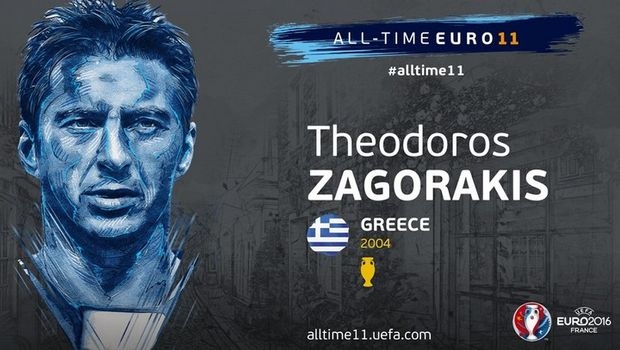 Δέλλας, Ζαγοράκης, Χαριστέας για την καλύτερη 11άδα των Euro όλων των εποχών