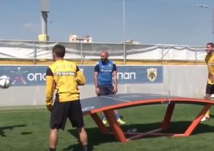 Οι Κιτρινόμαυροι παίζουν Teqball (vid)