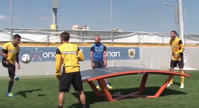 Οι Κιτρινόμαυροι παίζουν Teqball (vid)