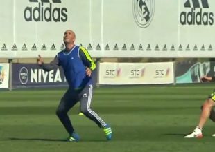 Προπονήθηκε με τους παίκτες του ο Ζιντάν (video)