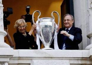 Ο Πέρεθ δείχνει 11 δάχτυλα σε οπαδό της Μπαρτσελόνα!