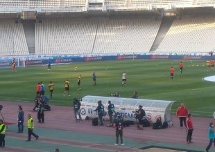 Βγήκε για προθέρμανση η ΑΕΚ (video)