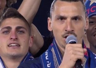 Δάκρυσε ο Βεράτι στην ομιλία του Ζλάταν
