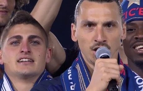 Δάκρυσε ο Βεράτι στην ομιλία του Ζλάταν