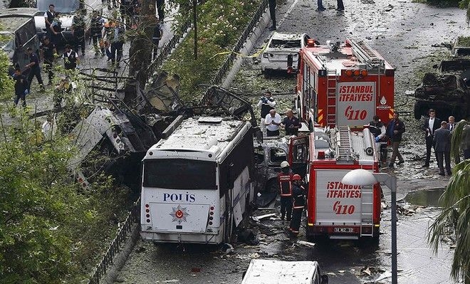 Έκρηξη στο κέντρο της Κωνσταντινούπολης