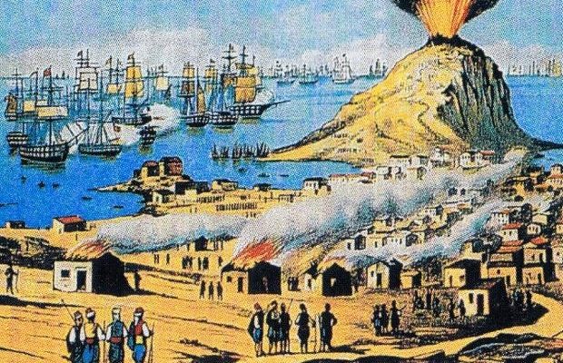 Σαν σήμερα: Η καταστροφή των Ψαρών από τους Τούρκους