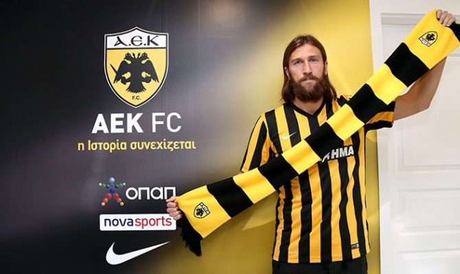 Ο Ντμίτρο Τσιγκρίνσκι στο AEK TV