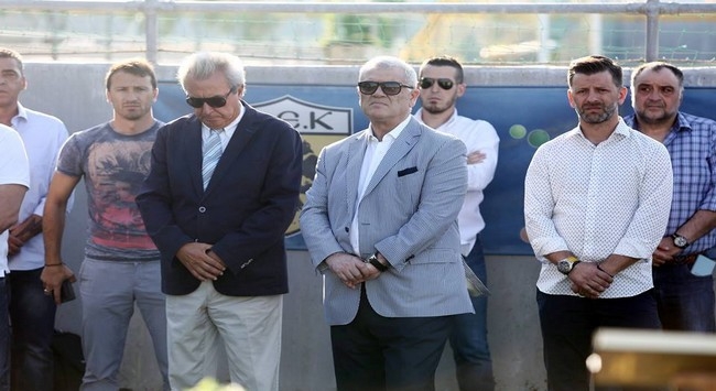 Εικόνες από τον αγιασμό της ΑΕΚ