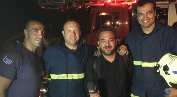 Ο Μάριος Γκιούρδας έσωσε ένα βρέφος και οκτώ άτομα στη φωτιά στον Πειραιά