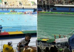 Συνεχίζουν να… πρασινίζουν οι πισίνες στο Ρίο (pics)