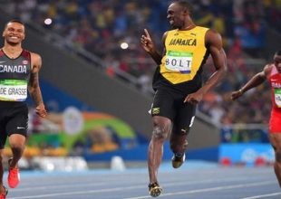 Γελούσαν μαζί… πριν τον τερματισμό Μπολτ και Ντε Γκρας!