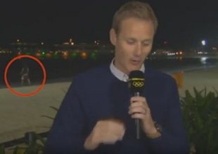 Ούρησε σε απευθείας μετάδοση!