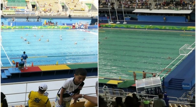 Αλλάζουν το νερό στην “πράσινη” πισίνα του Ρίο