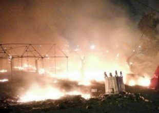 Ολοκληρωτική η καταστροφή στο hot spot της Μόριας