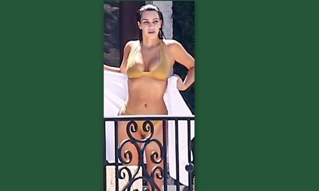 Kim Kardashian: Τα πέταξε όλα στην πισίνα
