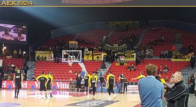 Η είσοδος των οπαδών στο Spiroudome (video)