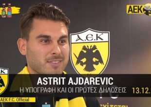 O Αϊντάρεβιτς στο AEK TV (vid)