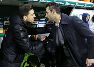 Θερμή χειραψία Μπακασέτας – Ουζουνίδης