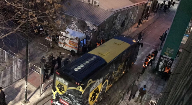 Η άφιξη αποστολής της ΑΕΚ (VIDEO)