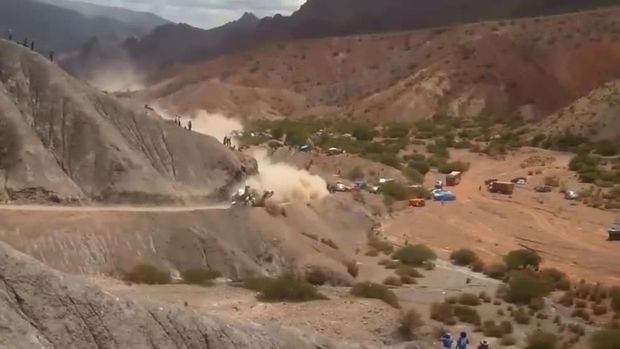 Τρομακτικό ατύχημα του Sáinz στο Rally Dakar 2017
