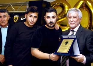 Τίμησαν τον Παντελίδη οι παλαίμαχοι!