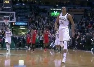 Ο Αντετοκούνμπο μιμήθηκε τον πανηγυρισμό του Χάρντεν!