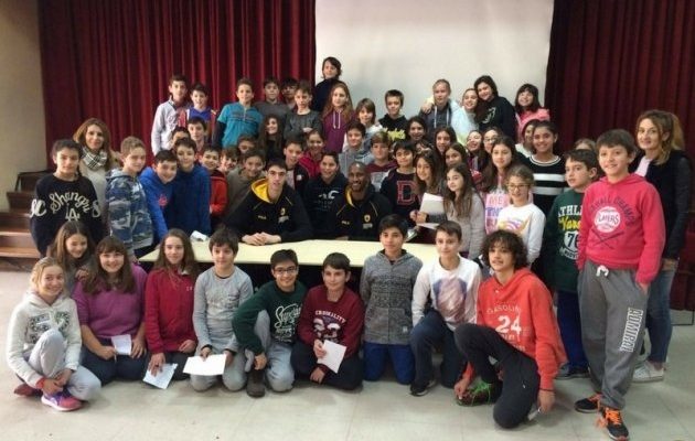 Γουίλιαμς και Τσαλμπούρης στη Σχολή «Ι.Μ. Παναγιωτόπουλου»