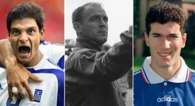 Ο Χαριστέας δίπλα σε Ντι Στέφανο και Ζιντάν!