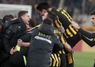 Βίντεο με τους πανηγυρισμούς στον πάγκο της ΑΕΚ