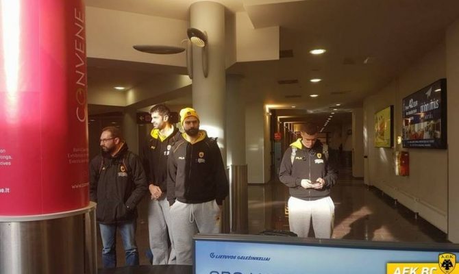 Στο Βίλνιους η ΑΕΚ (PICS)