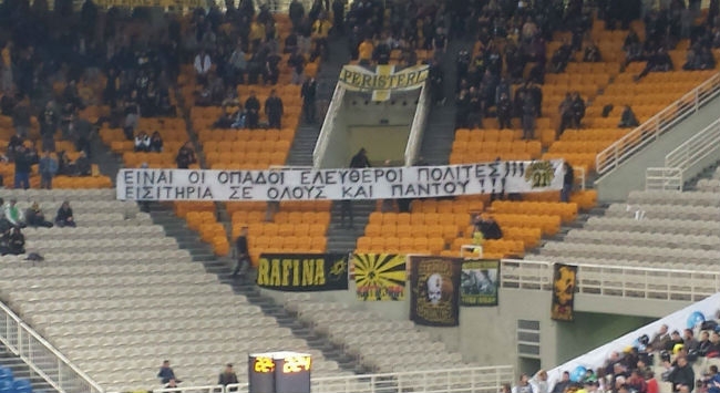 ORIGINAL: «Οι οπαδοί είναι ελεύθεροι πολίτες…»