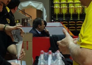 Στην προπόνηση ο Αγγελόπουλος
