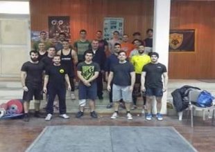 Στην προπόνηση της ΑΕΚ ο Καχιασβίλι